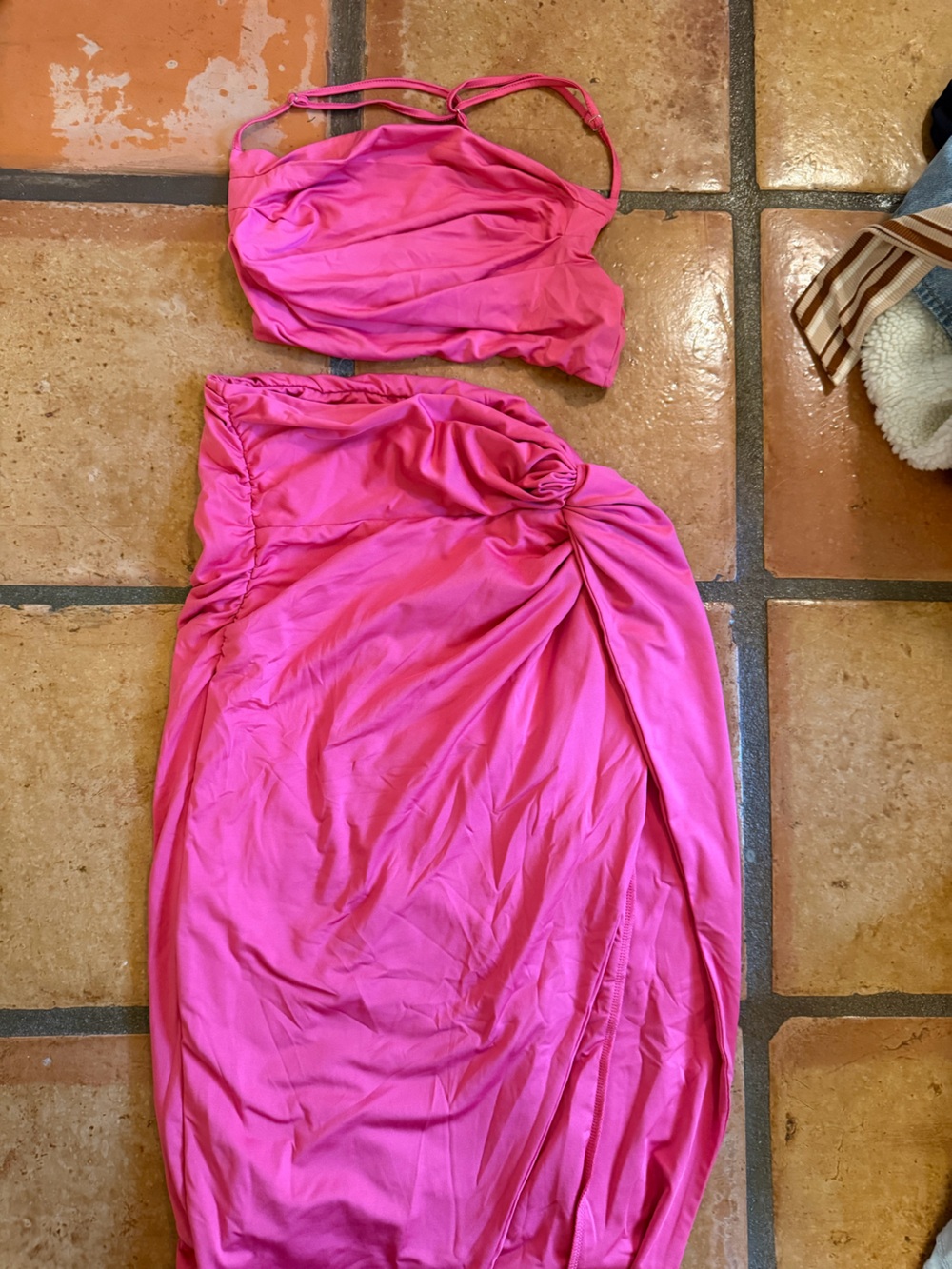 Hot Pink Dress set